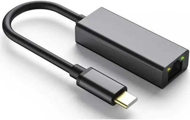 Main image of Nippon Labs USB 3.1 Type C Male to Gigabit Ethernet Female Adapter (10/100/1000Mbps) Black Color