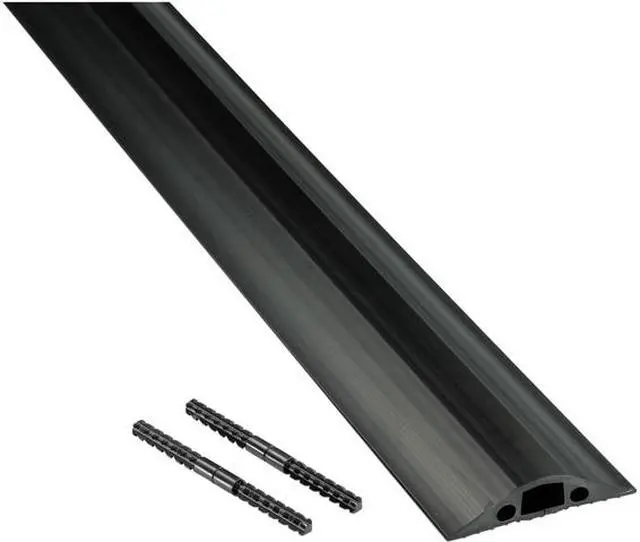 Main image of D-Line FC68B/9M Floor Cord Cover Cable Protector - Medium Duty, Linkable 30 Foot Length