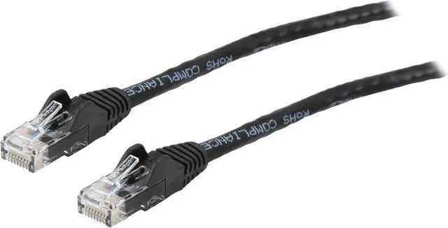 Main image of StarTech.com N6PATCH9BK 9 ft. Cat 6 Black Cat 6 Cables