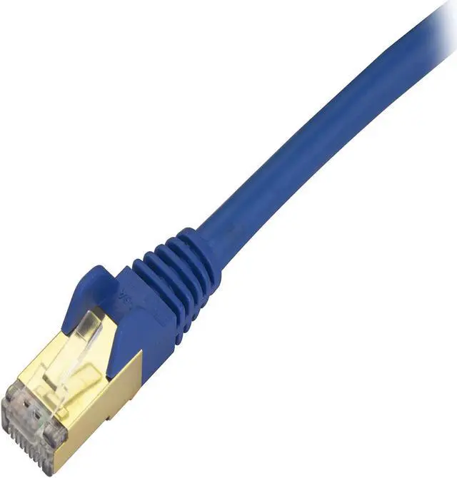 Alt view image 2 of 2 - StarTech C6ASPAT15BL StarTech.com Cat6a Shielded Patch Cable - 15 ft. - Blue - Snagless RJ45 Cable - Ethernet Cord - Cat 6a Cable