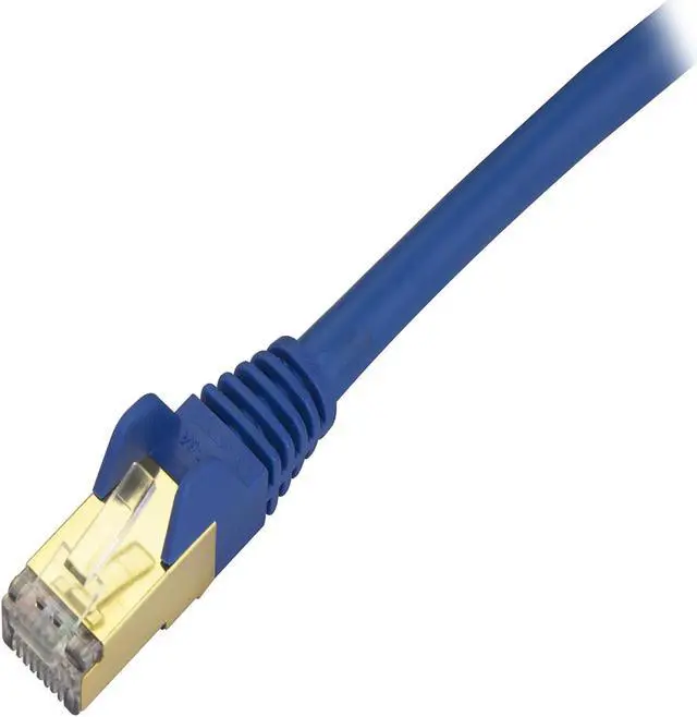 Alt view image 2 of 2 - StarTech C6ASPAT30BL StarTech.com Cat6a Shielded Patch Cable - 30 ft - Blue - Snagless RJ45 Cable - Ethernet Cord - Cat 6a Cable - 30ft