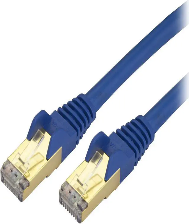Main image of StarTech C6ASPAT30BL StarTech.com Cat6a Shielded Patch Cable - 30 ft - Blue - Snagless RJ45 Cable - Ethernet Cord - Cat 6a Cable - 30ft