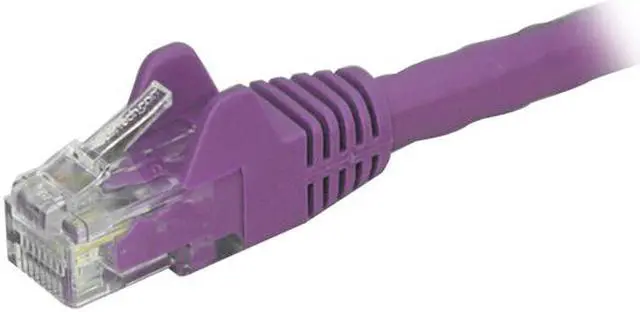 Alt view image 2 of 2 - StarTech N6PATCH12PL StarTech.com Cat6 Patch Cable - 12 ft - Purple Ethernet Cable - Snagless RJ45 Cable - Ethernet Cord - Cat 6 Cable - 12ft