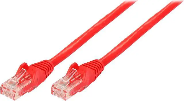 Main image of StarTech N6PATCH2RD StarTech.com Cat6 Patch Cable - 2 ft - Red Ethernet Cable - Snagless RJ45 Cable - Ethernet Cord - Cat 6 Cable - 2ft