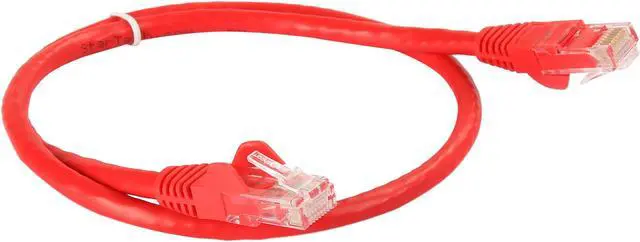 Alt view image 2 of 3 - StarTech N6PATCH2RD StarTech.com Cat6 Patch Cable - 2 ft - Red Ethernet Cable - Snagless RJ45 Cable - Ethernet Cord - Cat 6 Cable - 2ft