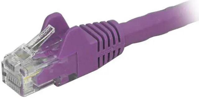 Alt view image 2 of 2 - StarTech N6PATCH6INPL StarTech.com Cat6 Patch Cable - 6 in - Purple Ethernet Cable - Snagless RJ45 Cable - Ethernet Cord - Cat 6 Cable - 6in