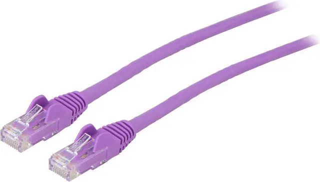Main image of StarTech N6PATCH6PL StarTech.com Cat6 Patch Cable - 6 ft. - Purple Ethernet Cable - Snagless RJ45 Cable - Ethernet Cord - Cat 6 Cable