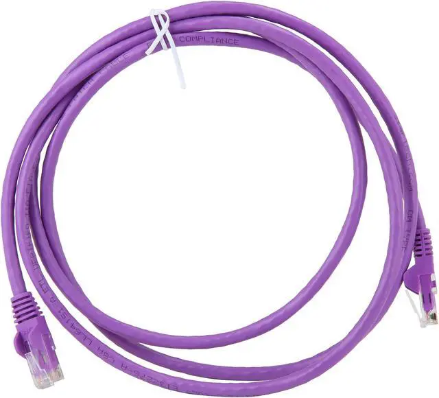 Alt view image 2 of 3 - StarTech N6PATCH6PL StarTech.com Cat6 Patch Cable - 6 ft. - Purple Ethernet Cable - Snagless RJ45 Cable - Ethernet Cord - Cat 6 Cable