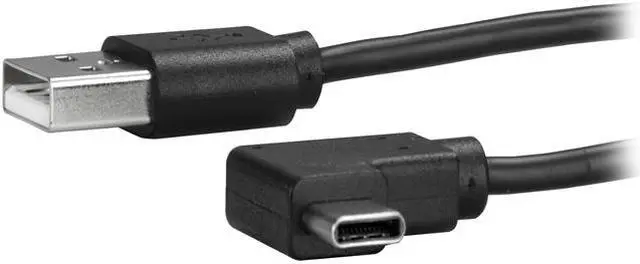 Main image of StarTech USB2AC1MR StarTech.com USB to USB C Cable - 1m / 3 ft - Right Angle USB Cable - USB A to USB C Cable - USB 2.0 Cable - USB Type C Cable