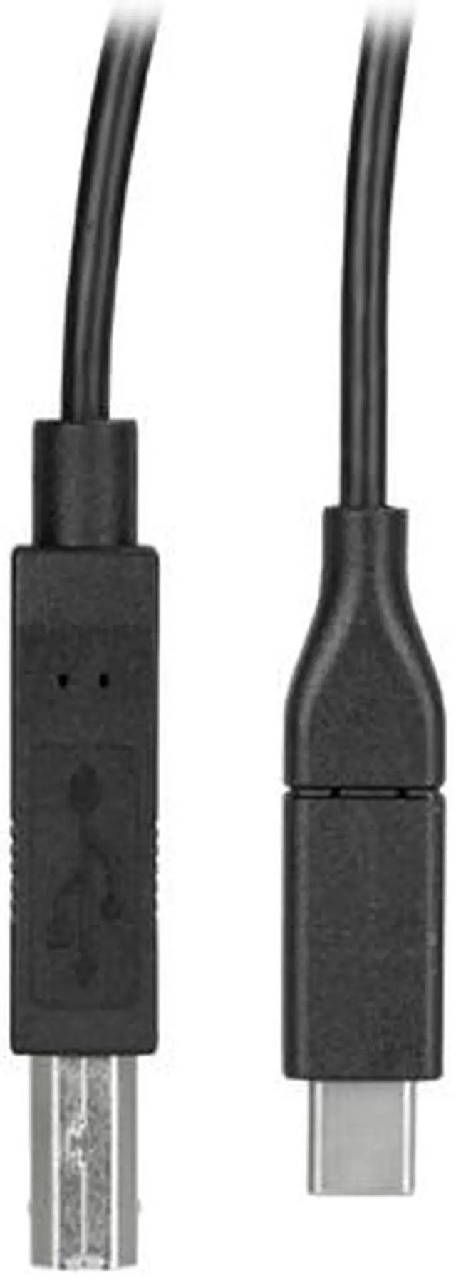 Alt view image 2 of 3 - StarTech USB2CB50CM USB C to USB B Printer Cable - 1.6 ft / 0.5m - USB C Printer Cable - USB C to USB B Cable - USB Type C to Type B