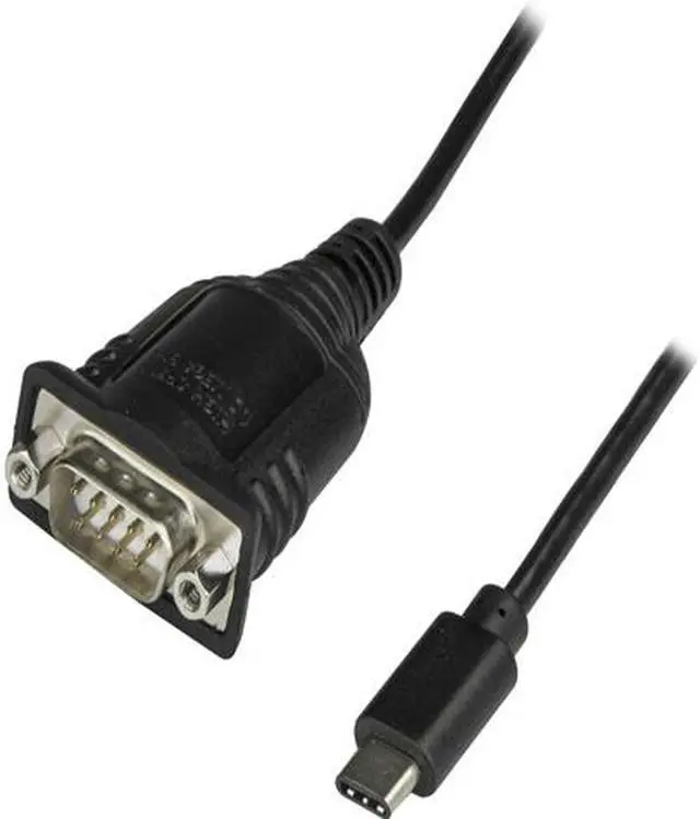 Main image of StarTech ICUSB232PROC USB C to Serial Adapter - with COM Port Retention - Windows / Mac / Linux - USB C to DB9 Cable - USB C to RS232 Cable