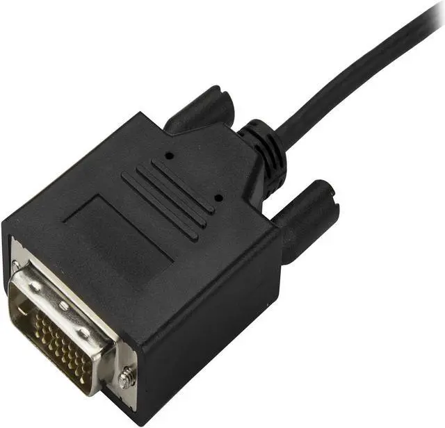 Alt view image 3 of 4 - StarTech CDP2DVI3MBNL USB-C to DVI Cable - 3m / 10 ft - Black - 1920 x 1200 - DVI Monitor Cable - Computer Monitor Cable - USB C to DVI cable