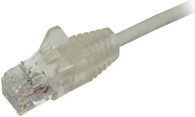 Alt view image 2 of 2 - StarTech N6PAT6INGRS Cat6 Ethernet Cable - 6 in - Gray - Slim - Snagless RJ45 Cable - Network Cable - Ethernet Cord - Cat 6 Cable - 6in