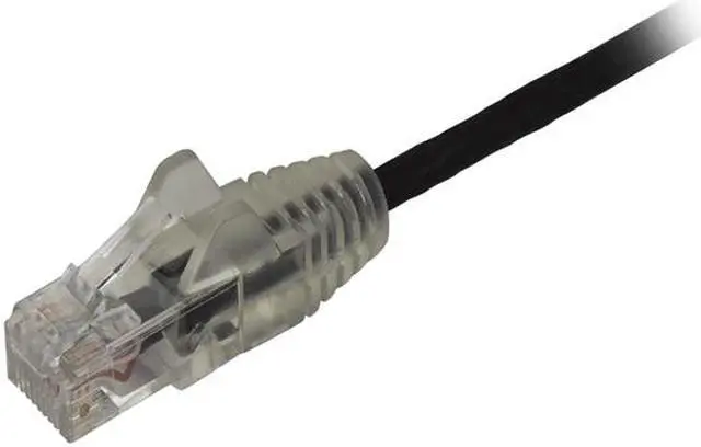Alt view image 2 of 2 - StarTech N6PAT6INBKS Cat6 Ethernet Cable - 6 in - Black - Slim - Snagless RJ45 Cable - Network Cable - Ethernet Cord - Cat 6 Cable - 6in