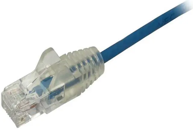 Alt view image 2 of 2 - StarTech N6PAT10BLS Cat6 Ethernet Cable - 10 ft - Blue - Slim - Snagless RJ45 Cable - Network Cable - Ethernet Cord - Cat 6 Cable - 10ft