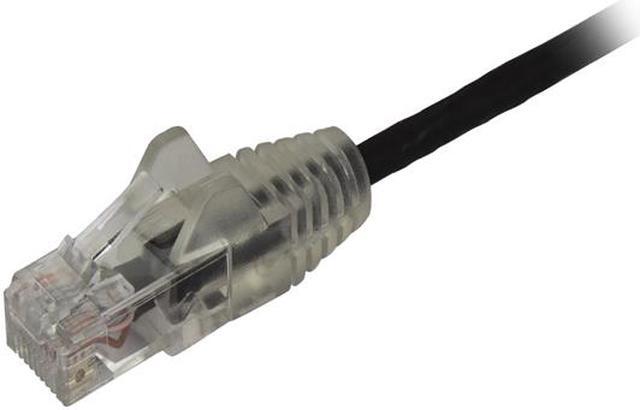 Alt view image 2 of 2 - StarTech N6PAT6BKS Cat6 Ethernet Cable - 6 ft - Black - Slim - Snagless RJ45 Cable - Network Cable - Ethernet Cord - Cat 6 Cable - 6ft