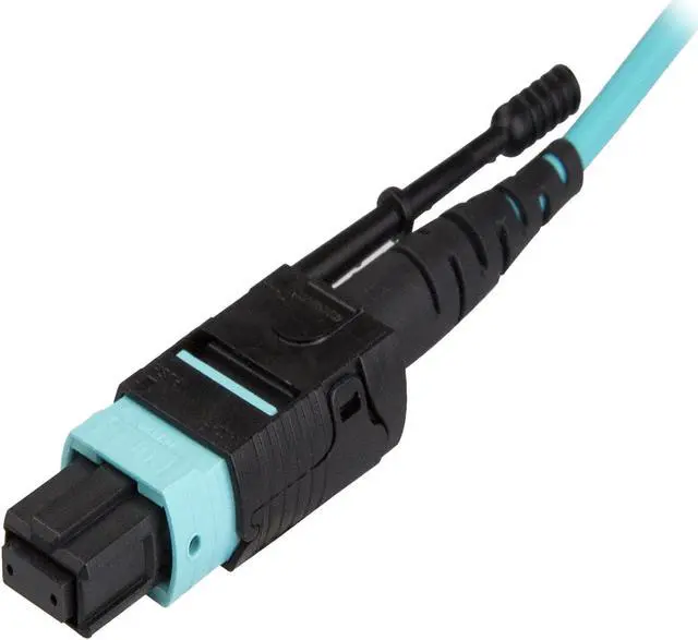 Alt view image 2 of 2 - StarTech.com MPO12PL1M MTP Fiber Optic Cable - 3 ft / 1m - OM3 - 40Gb - Push / Pull Tab - Plenum - MPO / MTP Connector - Fiber Patch Cable
