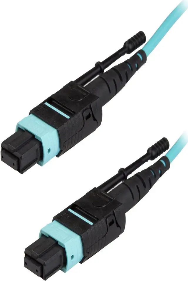 Main image of StarTech.com MPO12PL10M MTP Fiber Optic Cable - 30 ft / 10m - OM3 - 40Gb - Push / Pull Tab - Plenum - MPO / MTP Connector - Fiber Patch Cable