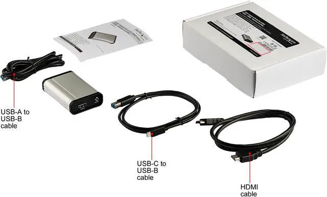 Alt view image 6 of 6 - StarTech.com UVCHDCAP HDMI to USB-C Video Capture Device - UVC - Plug-and-Play - Mac and Windows - 1080p