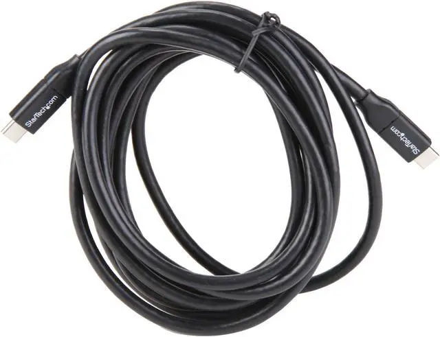 Alt view image 2 of 3 - StarTech.com USB2C5C3M USB C To USB C Cable - 10 ft / 3m - USB-IF Certified - 5A PD - USB 2.0 - USB Type C Charging Cable - USB C Fast Charge Cable