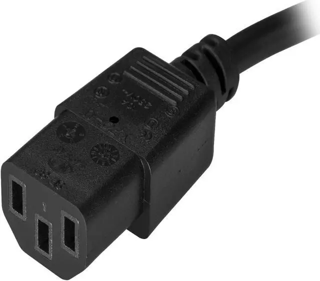 Alt view image 2 of 3 - StarTech.com PXTF10115 Power Cord - 15 ft / 4.5m - NEMA 5-15P to C13 - Flat - Computer Power Cord - Power Cable - Power Supply Cord
