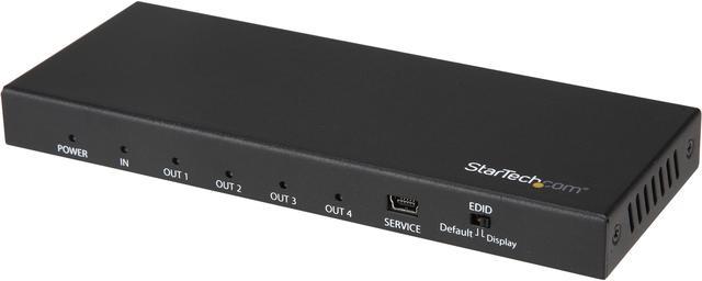 StarTech.com ST124HD202 HDMI Splitter - 4-Port - 4K 60Hz - HDMI