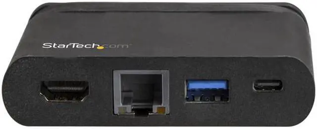 Alt view image 5 of 5 - StarTech.com DKT30CHCPD USB C Multiport Adapter with HDMI - 4K - Mac / Windows - 2x USB 3.0 1xC 1xA - 100W PD 3.0 - USB C Adapter - GbE