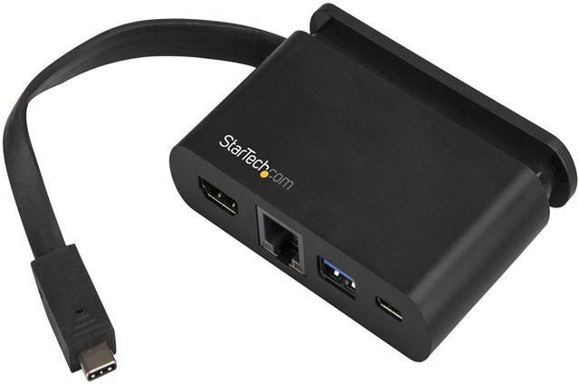 StarTech.com Adaptateur multiport USB-C pour ordinateur portable - VGA, USB  3.0, GbE et Power Delivery 60W (DKT30CVAGPD) - Startech.Com