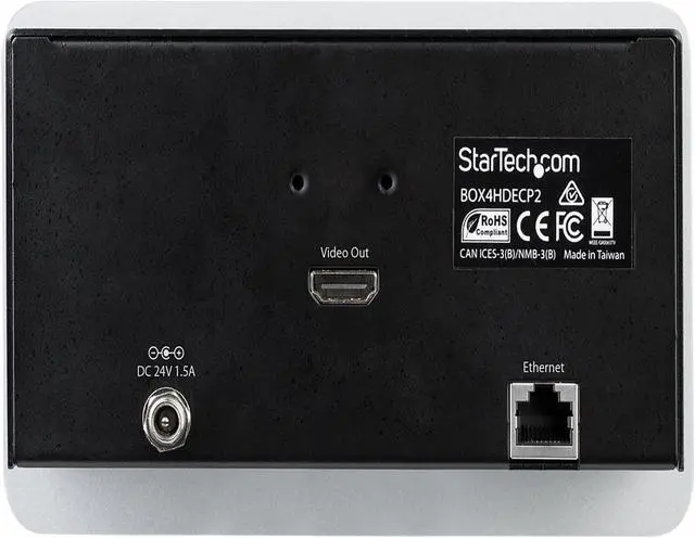 Alt view image 4 of 4 - StarTech.com BOX4HDECP2 Conference Table Connectivity Box For A/V - HDMI / VGA / DisplayPort Inputs - HDMI Output - 4K