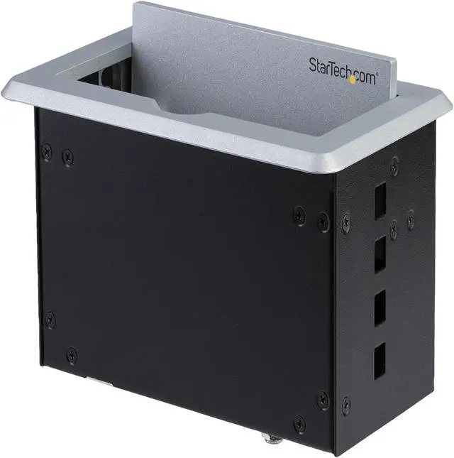 Main image of StarTech.com BOX4HDECP2 Conference Table Connectivity Box For A/V - HDMI / VGA / DisplayPort Inputs - HDMI Output - 4K