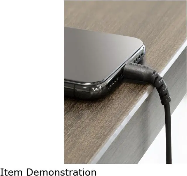 Alt view image 5 of 5 - StarTech.com RUSBLTMM2MB USB to Lightning Cable - 6.6 ft / 2m - MFi Certified Lightning Cable - Heavy Duty Lightning Cable - Black