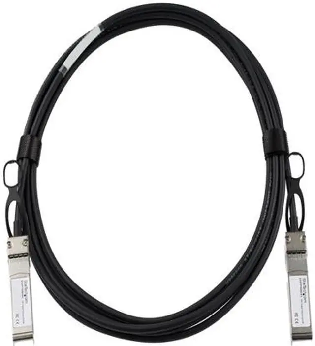 Alt view image 2 of 2 - StarTech.com EXSFP10GEDA3 9.84 ft. Cat SFP+ Black Network Ethernet Cable