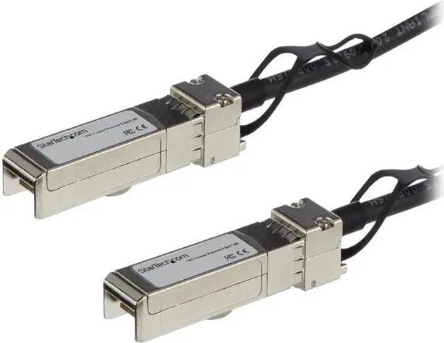 Main image of StarTech.com EXSFP10GEDA3 9.84 ft. Cat SFP+ Black Network Ethernet Cable