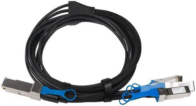 Alt view image 2 of 2 - StarTech.com QSFP4SFPPC2M MSA Compliant QSFP+ Direct-Attach Twinax Breakout Cable – 2 m (6.6 ft) - 40GbE