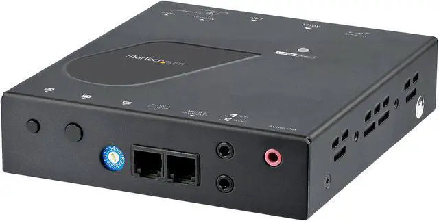 Alt view image 2 of 6 - StarTech.com ST12MHDLAN2K HDMI over IP Extender Kit with Video Wall Support - 1080p - HDMI over Cat5 or Cat6 Ethernet Transmitter and Receiver Kit