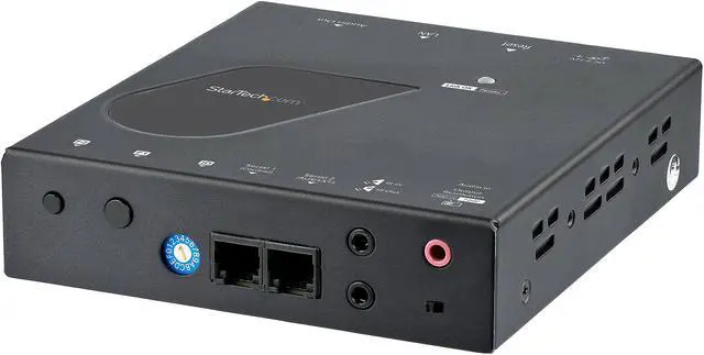 Alt view image 4 of 6 - StarTech.com ST12MHDLAN2K HDMI over IP Extender Kit with Video Wall Support - 1080p - HDMI over Cat5 or Cat6 Ethernet Transmitter and Receiver Kit