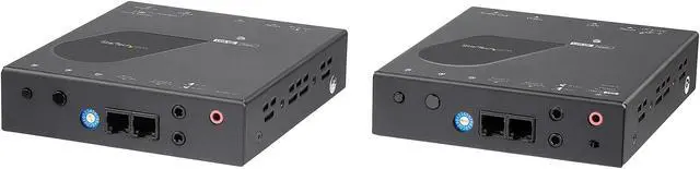 Main image of StarTech.com ST12MHDLAN2K HDMI over IP Extender Kit with Video Wall Support - 1080p - HDMI over Cat5 or Cat6 Ethernet Transmitter and Receiver Kit