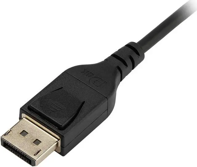 Alt view image 2 of 3 - StarTech.com DP14MM2M DisplayPort 1.4 Cable - 6.6 ft / 2m - VESA Certified - 8K@60Hz - HBR3 - HDR - DP to DP Monitor Cable - 8K DisplayPort Cable