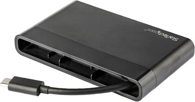 Alt view image 2 of 5 - StarTech.com DKT30CHVCM USB C Multiport Adapter with HDMI and VGA - Mac / Windows / Chrome - 4K - 1x USB-A Port - GbE - Portable USB-C Adapter