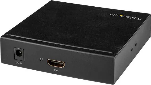 Alt view image 2 of 4 - StarTech.com HD2VID2 HDMI to RCA Converter Box with Audio - Composite Video Adapter - NTSC/PAL - 1080p