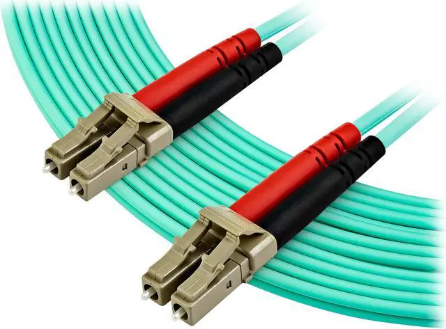 Alt view image 3 of 4 - StarTech.com A50FBLCLC7 7m OM3 LC to LC Multimode Duplex Fiber Optic Patch Cable - Aqua - 50/125 - LSZH Fiber Optic Cable - 10Gb (A50FBLCLC7)