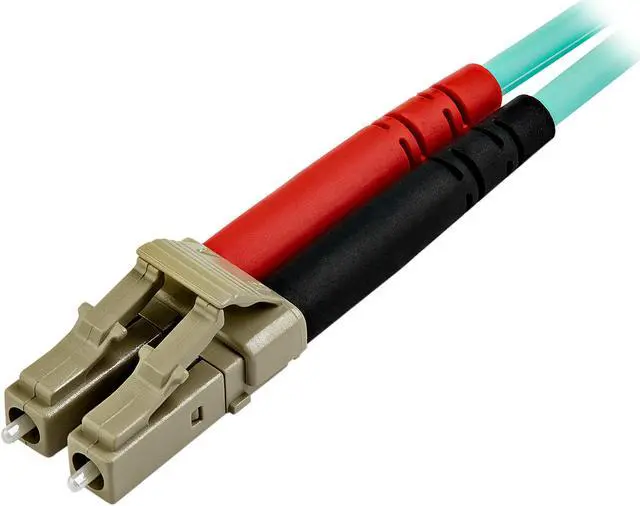 Alt view image 2 of 4 - StarTech.com A50FBLCLC7 7m OM3 LC to LC Multimode Duplex Fiber Optic Patch Cable - Aqua - 50/125 - LSZH Fiber Optic Cable - 10Gb (A50FBLCLC7)