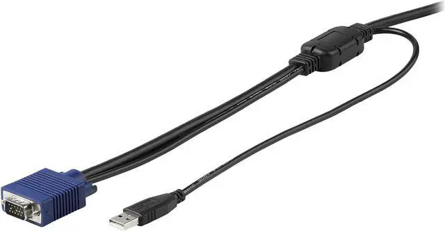 Alt view image 3 of 4 - StarTech.com RKCONSUV15 15 ft. (4.6 m) USB KVM Cable for StarTech.com Rackmount Consoles - VGA and USB KVM Console Cable (RKCONSUV15)