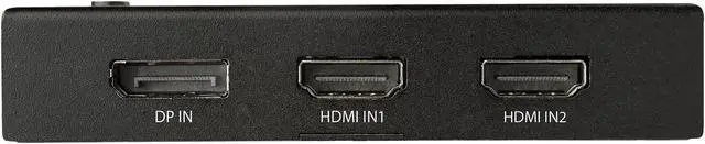 Alt view image 4 of 4 - StarTech.com VS421HDDP 4 Port HDMI Video Switch - 3x HDMI & 1x DisplayPort - 4K 60Hz - Multi Port HDMI Switch Box w/ Automatic Switcher (VS421HDDP)