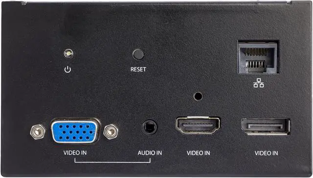 Alt view image 4 of 4 - StarTech.com MOD4AVHD Audio / Video Module for Conference Table Connectivity Box - 4K - HDMI, DP, VGA - Table-Mounting Bracket Included (MOD4AVHD)