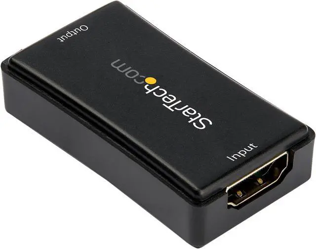 Alt view image 2 of 4 - StarTech.com HDBOOST4K2 45ft / 14m HDMI Signal Booster - 4K 60Hz - USB Powered - HDMI Inline Repeater & Amplifier - 7.1 Audio Support (HDBOOST4K2)