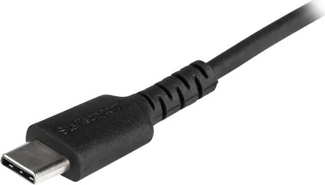 Alt view image 2 of 6 - StarTech.com RUSBCLTMM1MB 1m (3.3ft) USB C to Lightning Cable - MFi Certified - Durable USB Lightning Charging Cable - Black (RUSBCLTMM1MB)