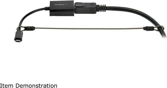 Alt view image 2 of 5 - StarTech.com CONNLOCKPK5 Security Tether Cable - 5 Pack Universal Steel Anti-Theft Cables - Adjustable - Heat Shrink Covers (CONNLOCKPK5)