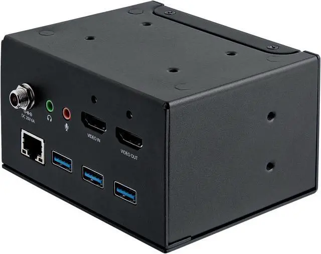 Alt view image 2 of 4 - StarTech.com MOD4DOCKACPD Laptop Docking Module for Conference Table Connectivity Box - 4K HDMI - USB-C / USB-A - USB-C PD - Boardroom Docking Station (MOD4DOCKACPD)