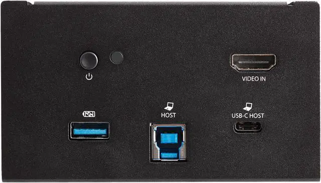 Alt view image 3 of 4 - StarTech.com MOD4DOCKACPD Laptop Docking Module for Conference Table Connectivity Box - 4K HDMI - USB-C / USB-A - USB-C PD - Boardroom Docking Station (MOD4DOCKACPD)